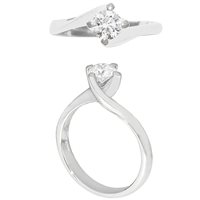 Ring Chimento Woman Solitari Arte in Resin Diamante 0.45 Ct 1A4B0454H5140 - 1A4B0454H5140